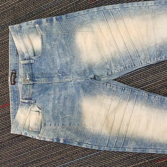 SOUTH POLE Moto Skinny Jeans 34 X 32 - Picture 2 of 6